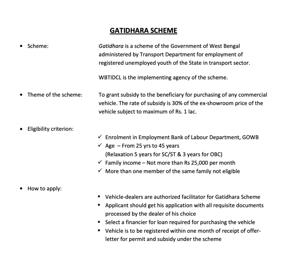 Gatidhara Scheme Application Form 2025
